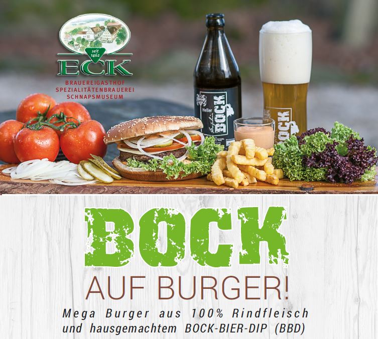 Brauerei Gasthof Eck - Bock auf Burger